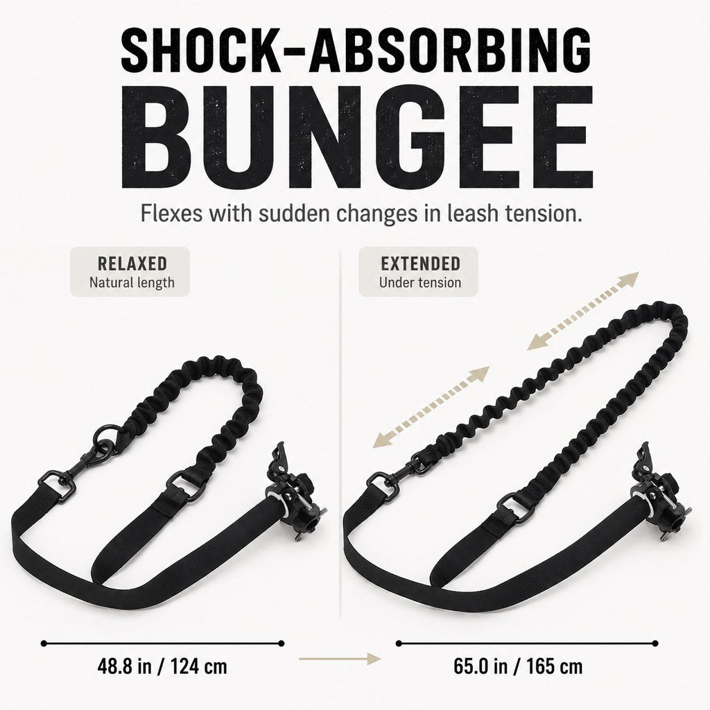 Hands-Free Dog Bike Leash – Safe Side-by-Side Runs