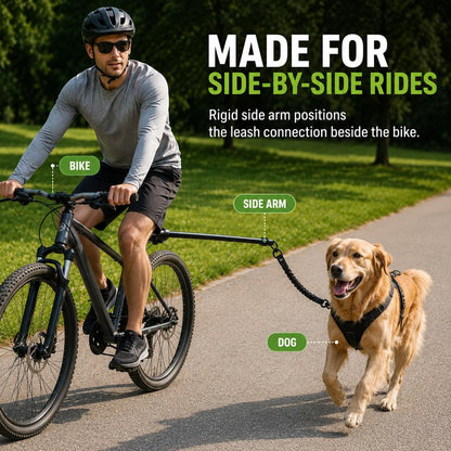 Hands-Free Dog Bike Leash – Safe Side-by-Side Runs