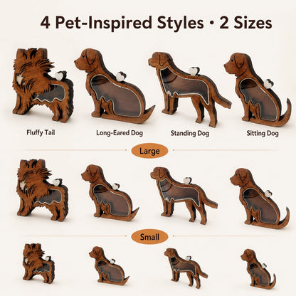 Wooden Pet Fur Keepsake Box – Cherish Their Memory