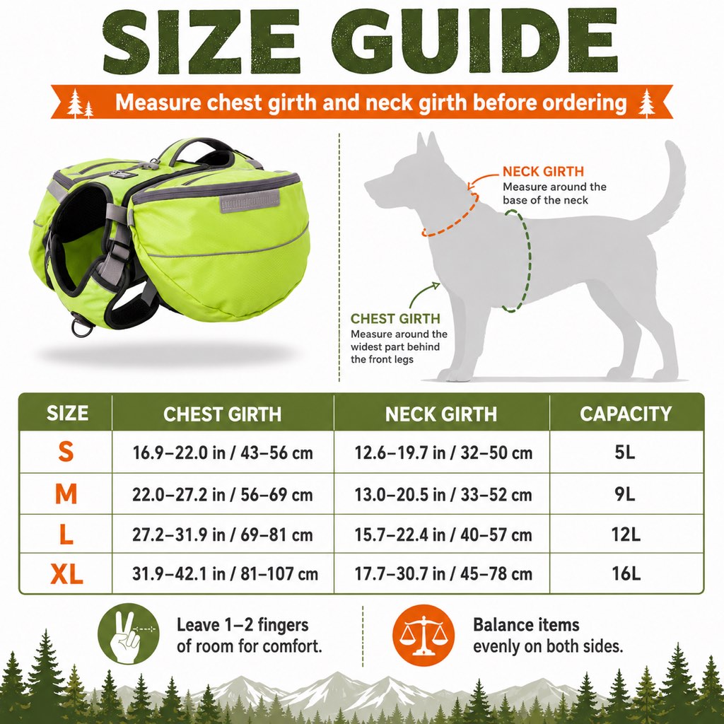Dog Saddlebag Backpack Harness – Carry Trail Essentials