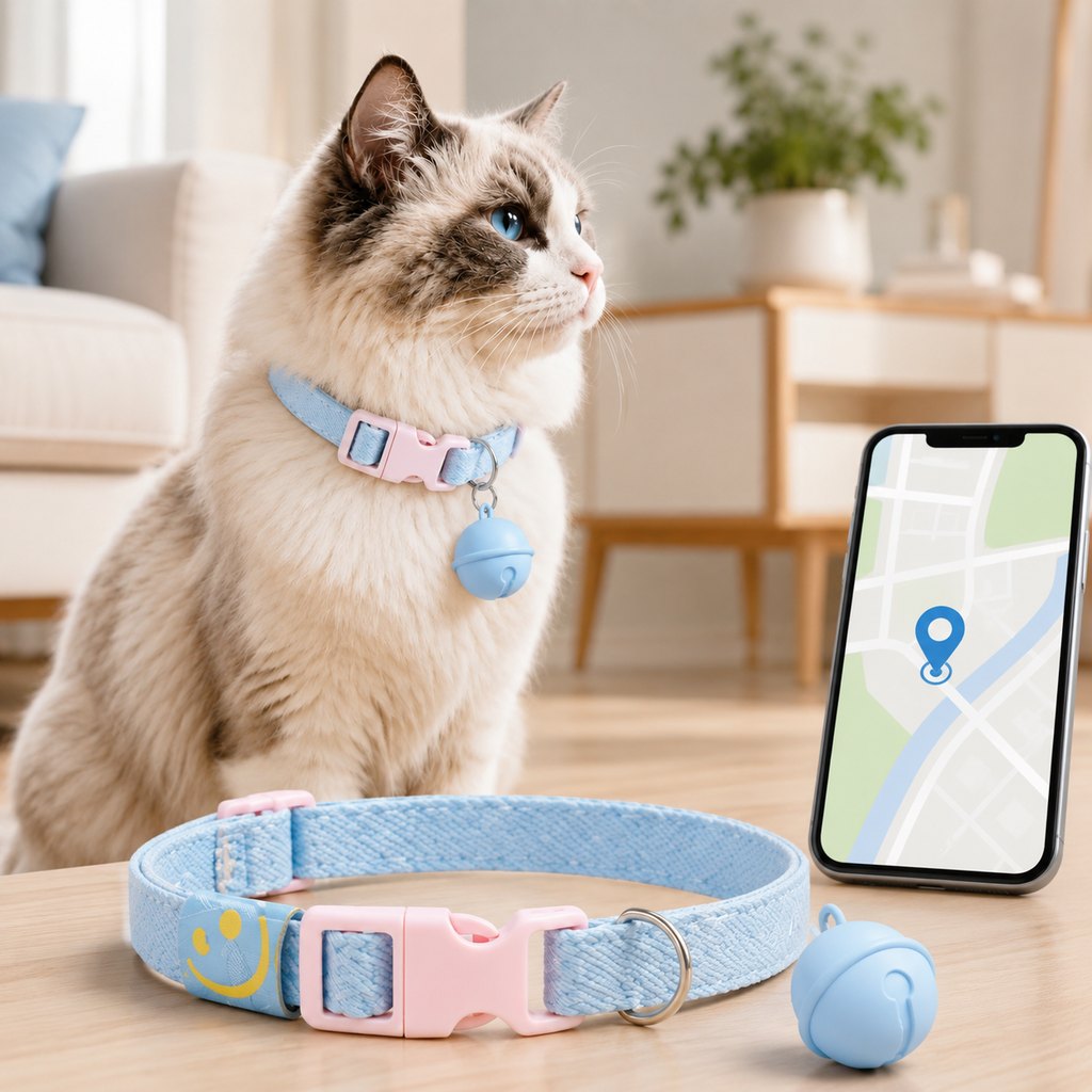 Smart Tracker Bell Collar – Find Hiding Pets Fast