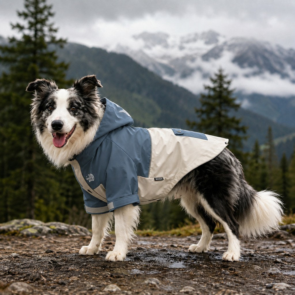 Water-Resistant Dog Windbreaker – Rain & Wind Cover
