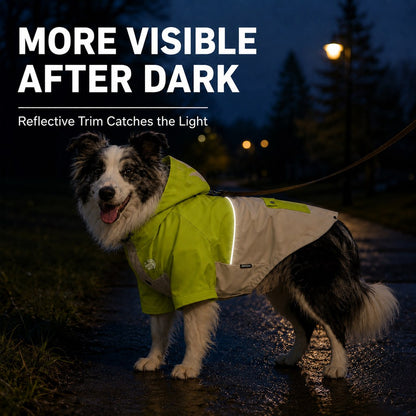Water-Resistant Dog Windbreaker – Rain & Wind Cover