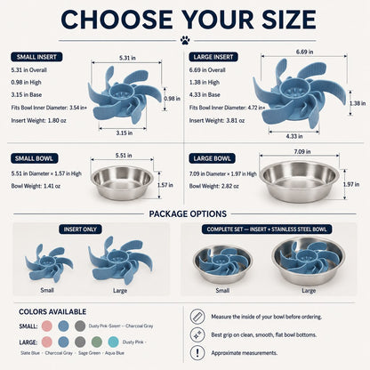 Cut-to-Fit Slow Feeder Insert – Slows Fast Eaters