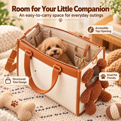 Teddy Bear Pet Carrier Tote – Hand & Shoulder Carry