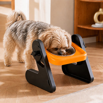 Elevated Tilted Steel Pet Bowls – Easier, Cleaner Meals