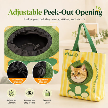 Peek-Out Pet Travel Tote – Light & Portable