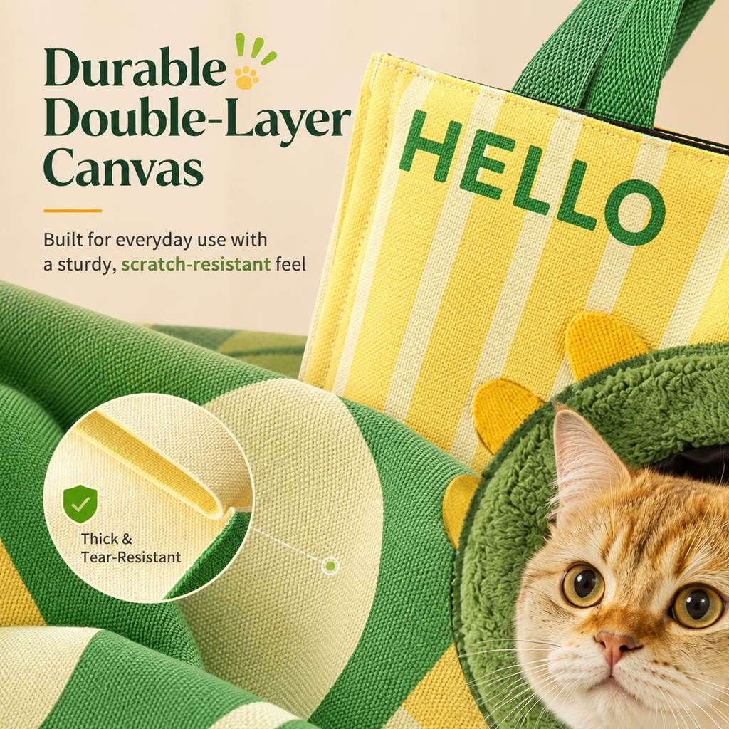 Peek-Out Pet Travel Tote – Light & Portable