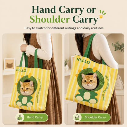 Peek-Out Pet Travel Tote – Light & Portable