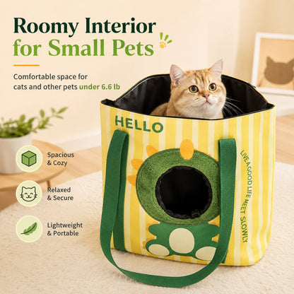 Peek-Out Pet Travel Tote – Light & Portable