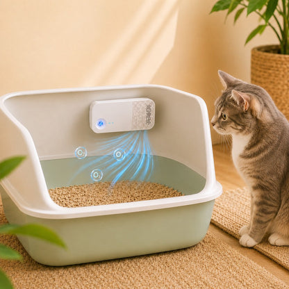 Smart Litter Box Deodorizer – Auto-Sensing Odor Control