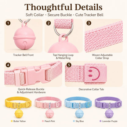 Smart Tracker Bell Collar – Find Hiding Pets Fast