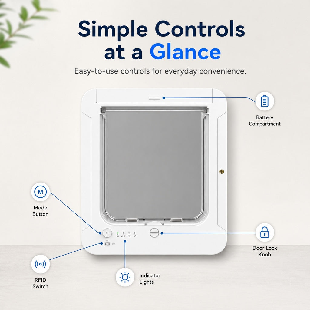 Smart RFID Cat Door – Lets Only Your Cat In