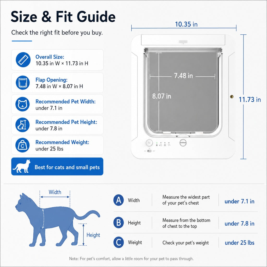 Smart RFID Cat Door – Lets Only Your Cat In