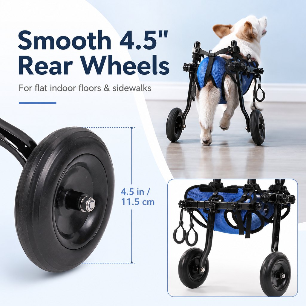Adjustable Dog Wheelchair – Mobility for Weak Back Legs
