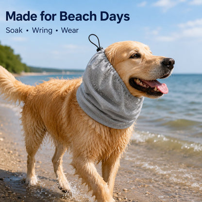 Dog Cooling Snood – Cool Neck & Ears in Summer
