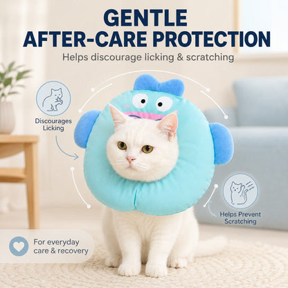 Soft Cat Recovery Collar – Eat & Sleep Comfortably