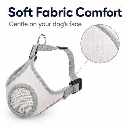 Breathable Mesh Dog Muzzle – Safer Walks & Vet Visits