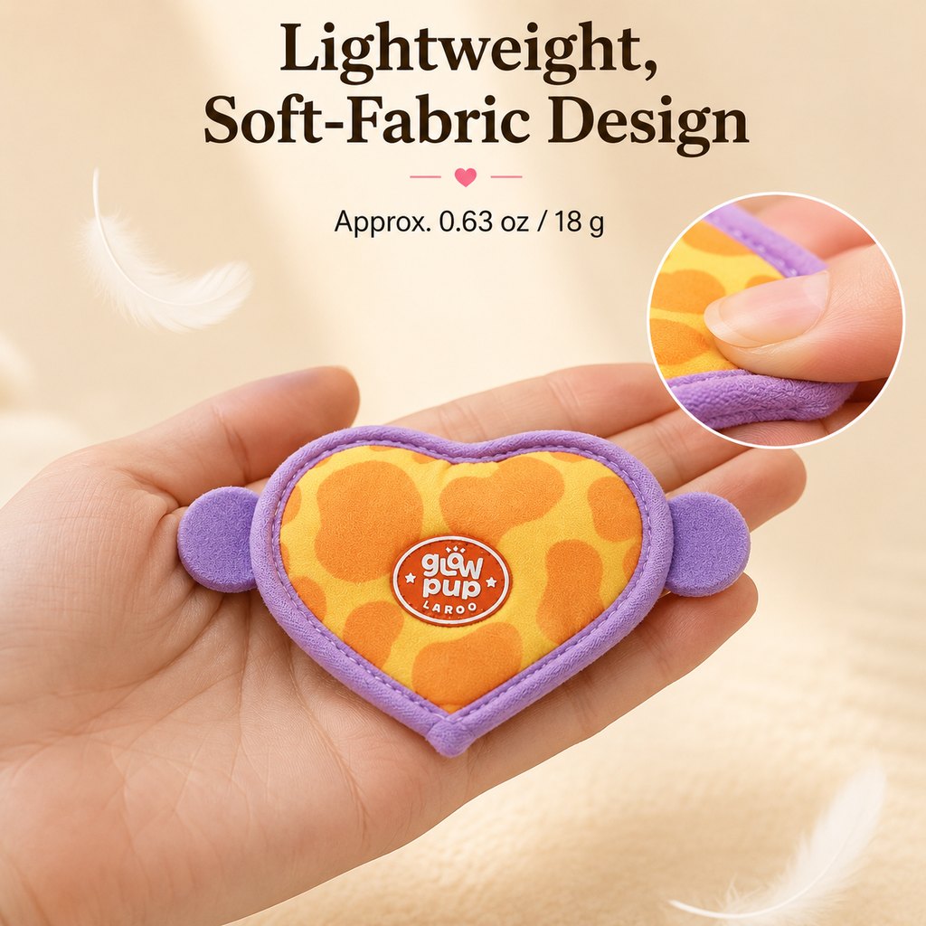 Heart LED Pet Safety Light – Visible on Night Walks