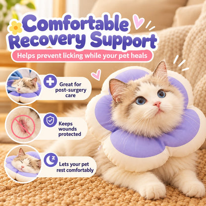 Soft Flower Recovery Collar – Cone Alternative
