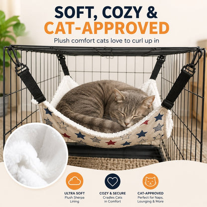 Reversible Cat Cage Hammock – Space-Saving Crate Bed