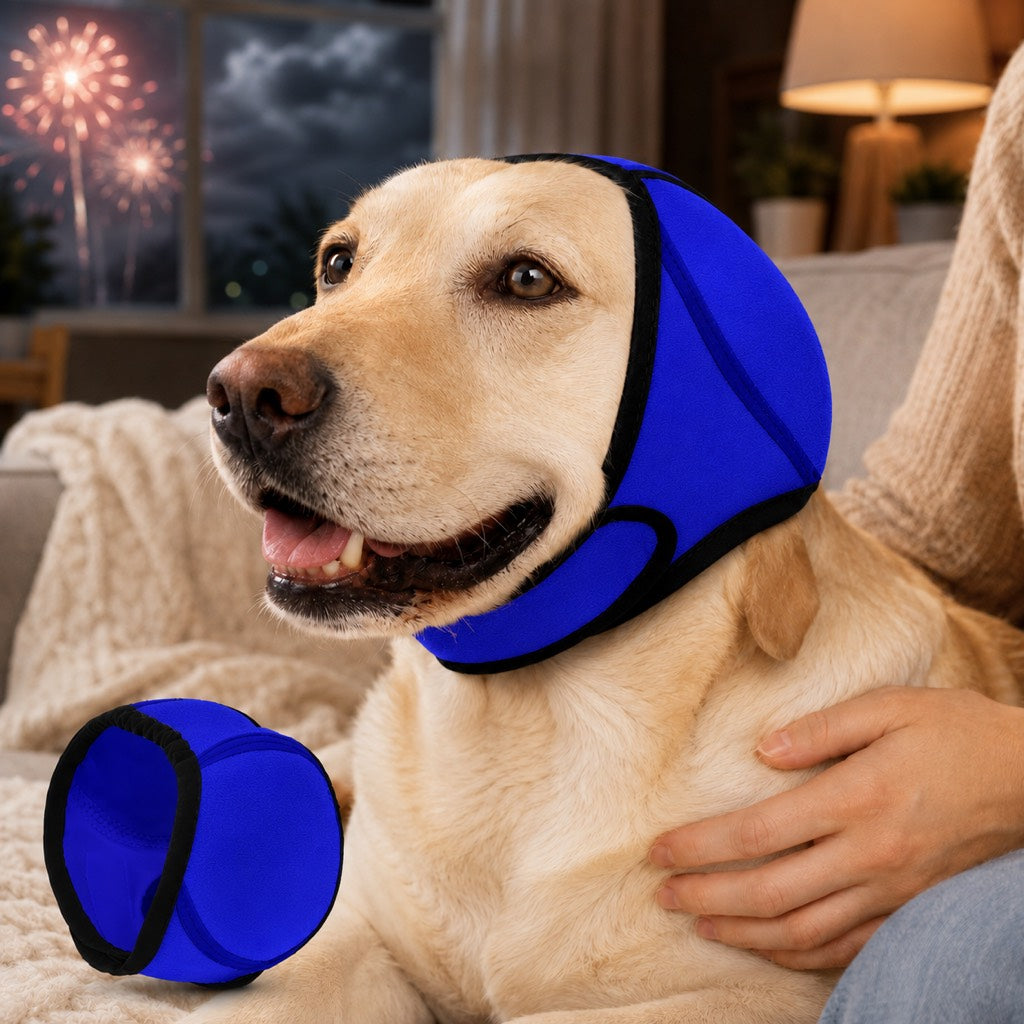 Dog Ear Cover – Keeps Water Out & Calms Noise Stress