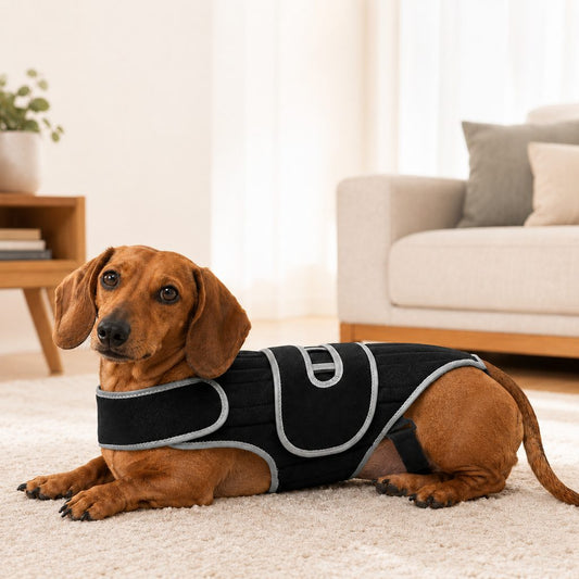 Dog Back Support Vest – Spinal Support for Dachshunds