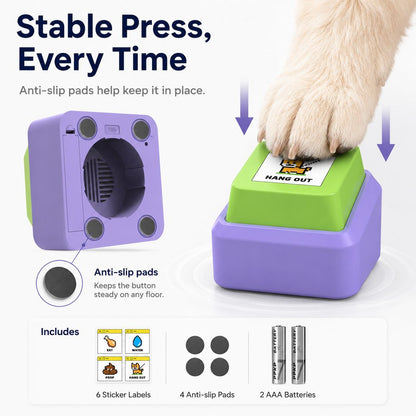 Recordable Pet Talking Buttons – Teach Your Pet to Ask