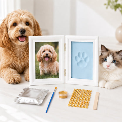 Pet Paw Print Frame Kit – DIY Keepsake Memories