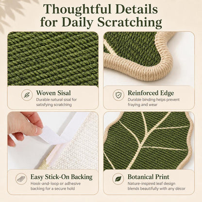 Botanical Sisal Cat Scratch Mat – Saves Furniture