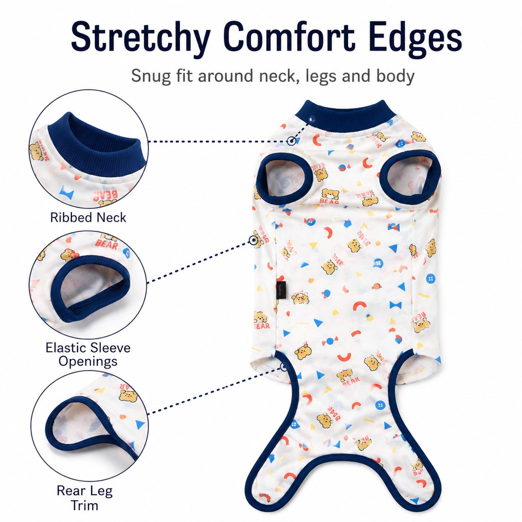 Belly Recovery Onesie – Soft Cone Alternative