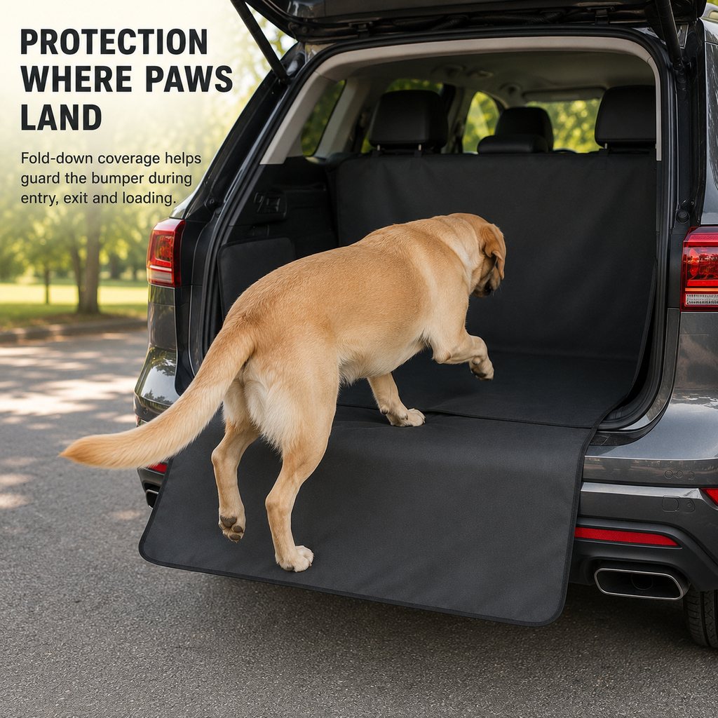 SUV Cargo Liner for Dogs – Mud, Hair & Bumper Guard