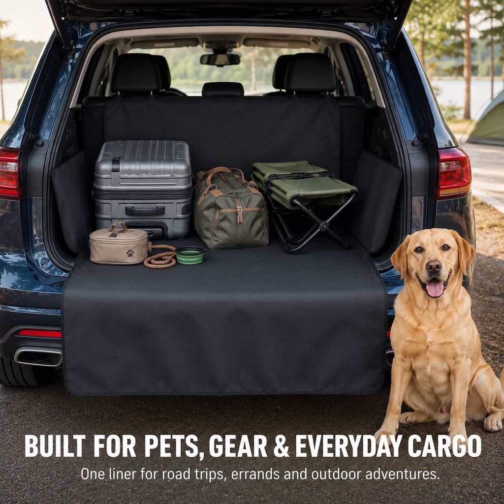 SUV Cargo Liner for Dogs – Mud, Hair & Bumper Guard
