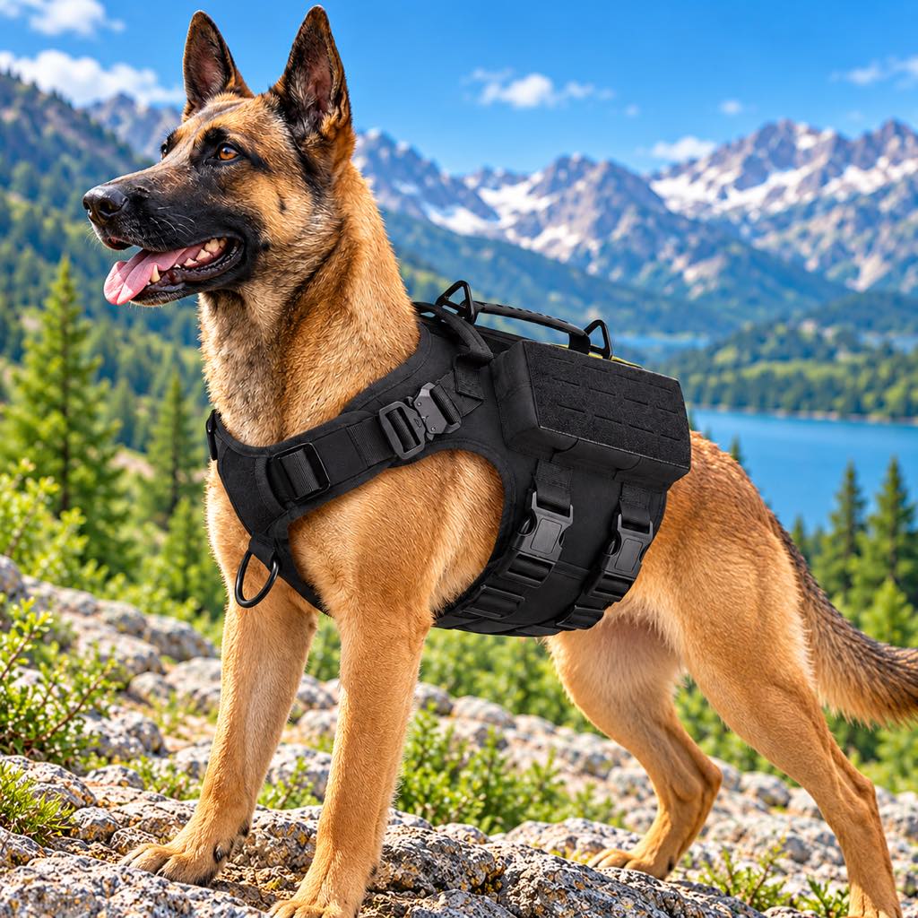 Tactical Dog Harness Vest – Better Outdoor Control