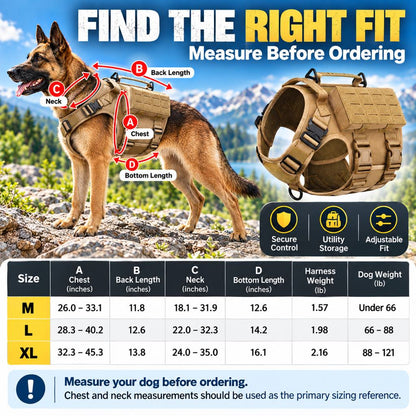 Tactical Dog Harness Vest – Better Outdoor Control