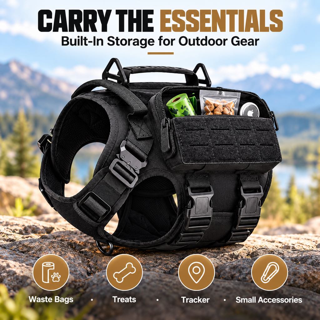 Tactical Dog Harness Vest – Better Outdoor Control