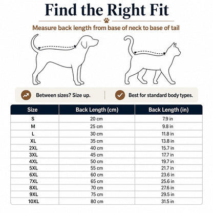 Tattoo Print Pet Bodysuit – Stretchy, Contains Loose Hair