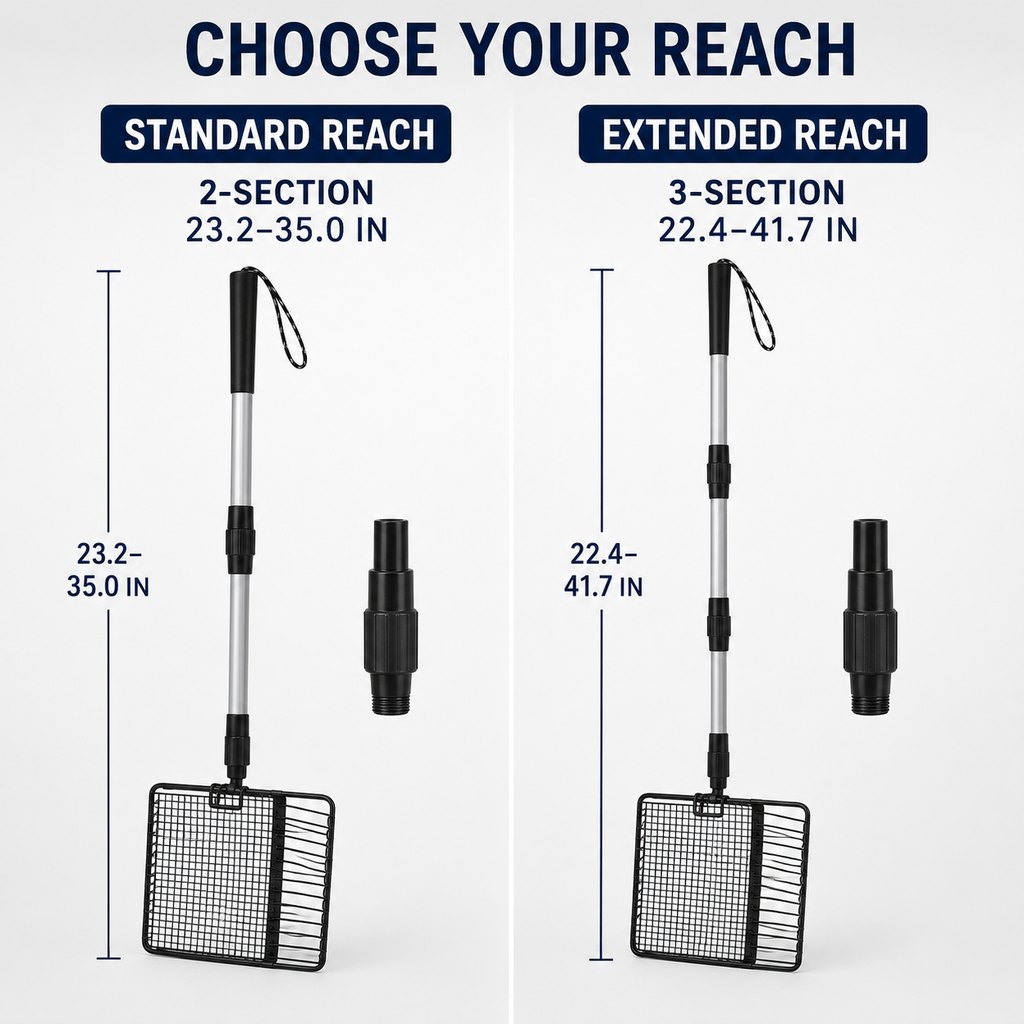 Telescoping Cat Litter Scoop – Less Bending