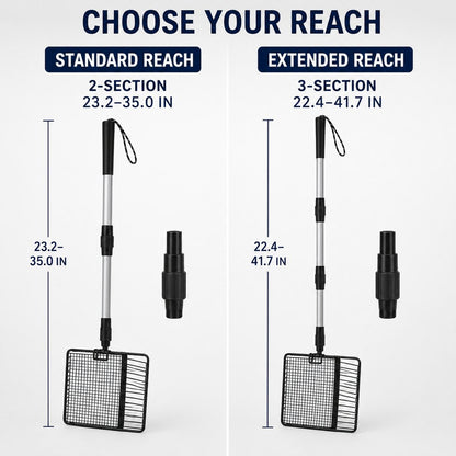 Telescoping Cat Litter Scoop – Less Bending