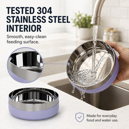 Weighted Non-Slip Pet Bowl – No Sliding or Mess