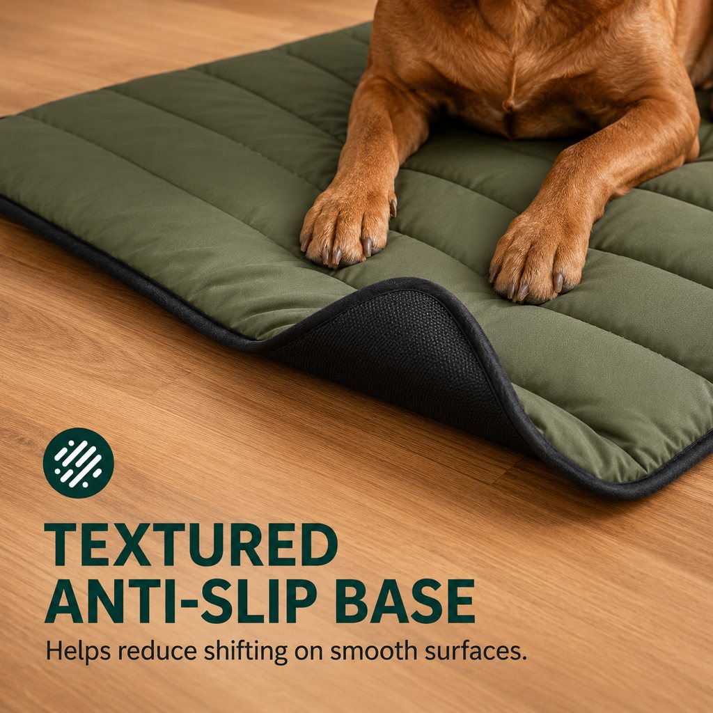 Roll-Up Dog Travel Mat – Off Damp, Dirty Ground