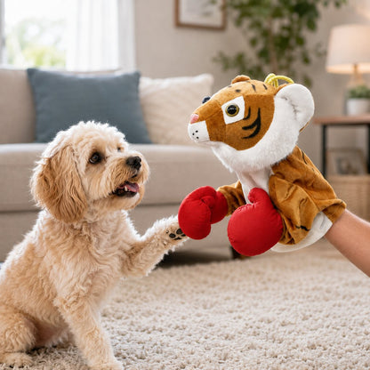Boxing Pet Puppet Toy – Fun Squeeze-to-Punch Play