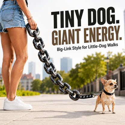 Chain Dog Leash & Collar Set – Bold Everyday Style