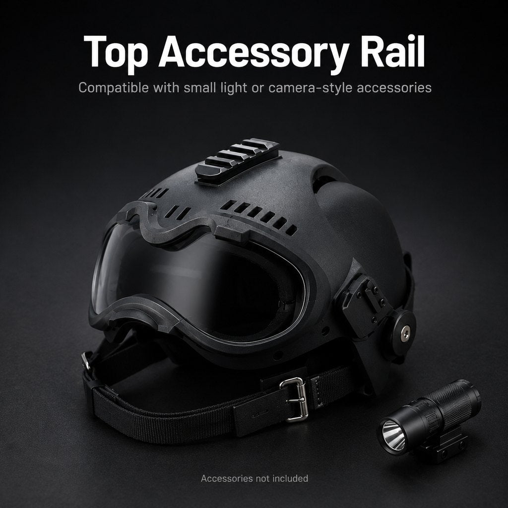 Tactical Dog Helmet with Goggles – Eye Protection Outdoors
