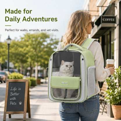 Transparent Cat Backpack Carrier – Roomy & Breathable