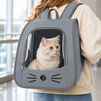 Gray Cat Print