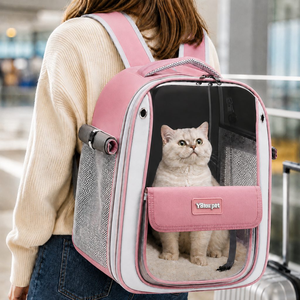 Transparent Cat Backpack Carrier – Roomy & Breathable