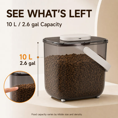 10L Vacuum Pet Food Container – Keeps Food Fresh