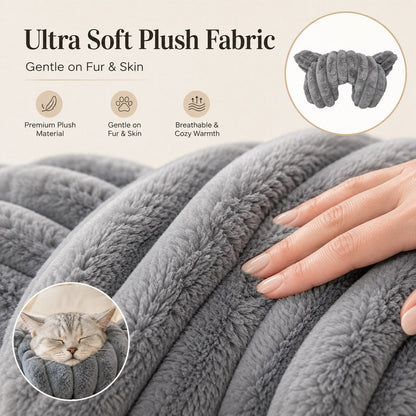U-Shaped Pet Neck Pillow – Comfy Nap Support