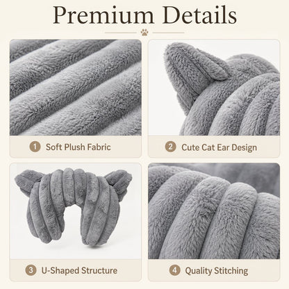 U-Shaped Pet Neck Pillow – Comfy Nap Support
